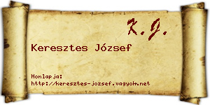 Keresztes József névjegykártya